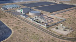 The Pasco Resource Recovery Center under construction in September 2023. Once operational, the project will treat a max flow of over 9 million gallons per day and produce enough RNG to supply over 4,500 residential consumers in Washington State each year. The Pasco Resource Recovery Center under construction in September 2023. Once operational, the project will treat a max flow of over 9 million gallons per day and produce enough RNG to supply over 4,500 residential consumers in Washington State each year.