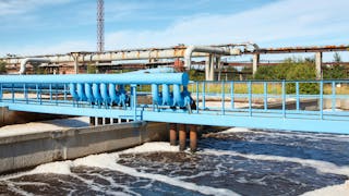 Aeration in wastewater plants refers to the action of introducing air into the liquid flowing through a plant as part of the wastewater treatment process.