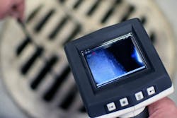 Maintenance crews inspect sewer lines for blockages or damage, which can often be caused by buildups of fats, oils and grease. Maintenance crews inspect sewer lines for blockages or damage, which can often be caused by buildups of fats, oils and grease.