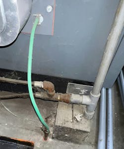 Improper use of ground rod to improve grounding. Improper use of ground rod to improve grounding.