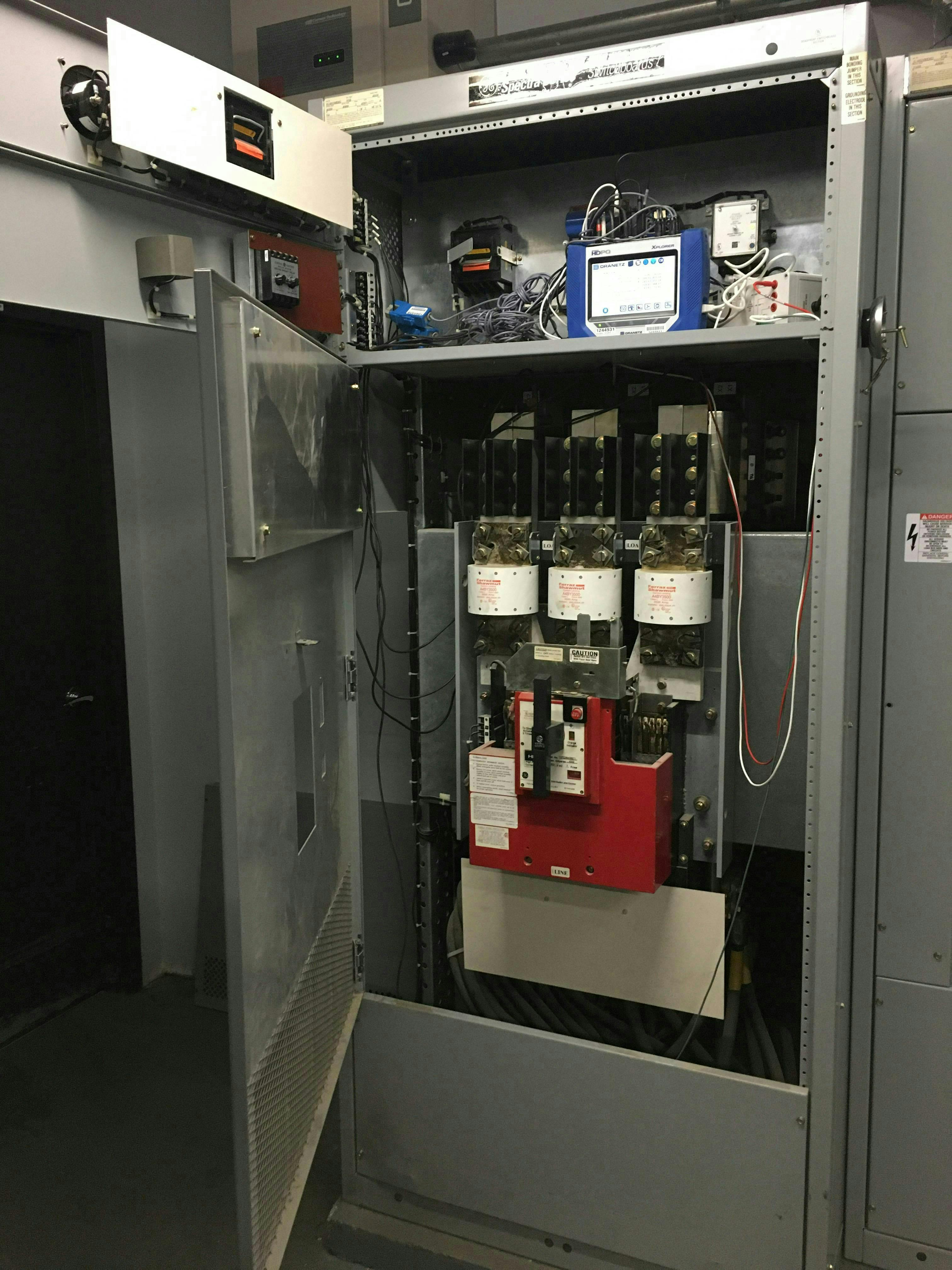 An example of power quality monitoring at a water treatment plant. An example of power quality monitoring at a water treatment plant.