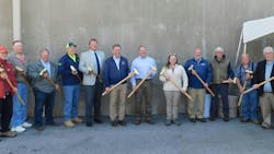 University Area Joint Authority members at a groundbreaking ceremony