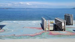 The project includes a public artwork, Tracing Alki, a portion of which is incorporated on to two access doors manufactured by BILCO. The project includes a public artwork, Tracing Alki, a portion of which is incorporated on to two access doors manufactured by BILCO.