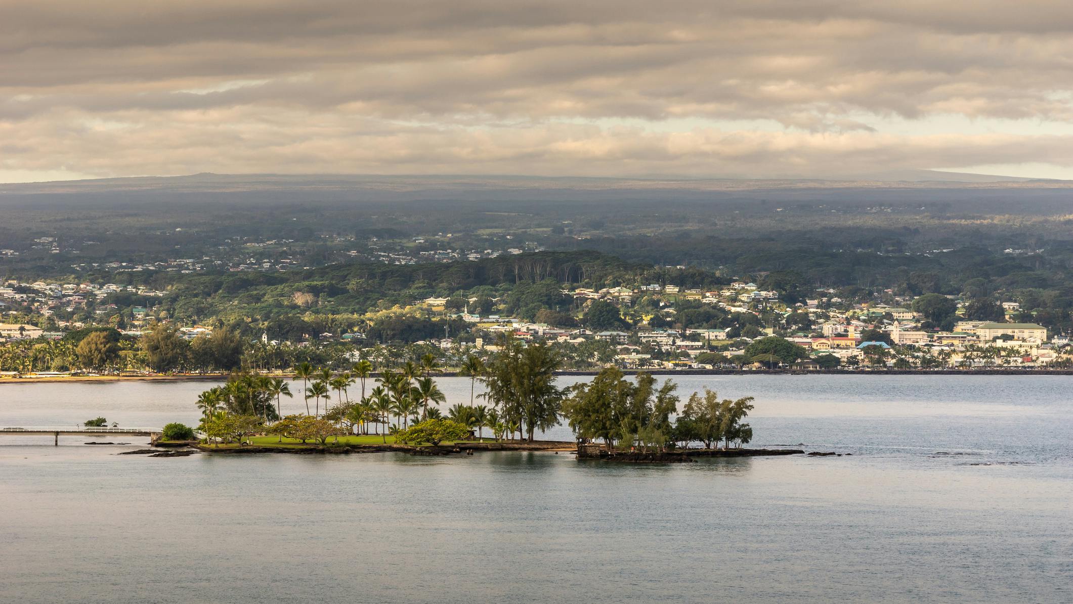 Coconut Island in Hilo, Hawaii, USA. Hilo, Hawaii, USA. - January 9, 2012