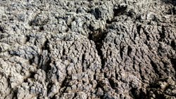 Biosolids sludge storage ready for farm land Biosolids sludge storage ready for farm land