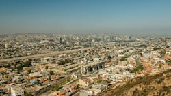 Tijuana Mexico cityscape urban panorama. Tijuana Mexico cityscape urban panorama.