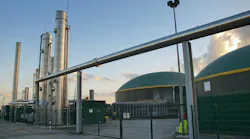 Part of a biogas plant