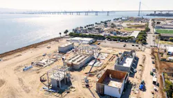 Construction of the new Treasure Island Water Resource Recovery Facility