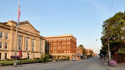 Looking west on Route 66 in Sapulpa, Oklahoma Looking west on Route 66 in Sapulpa, Oklahoma