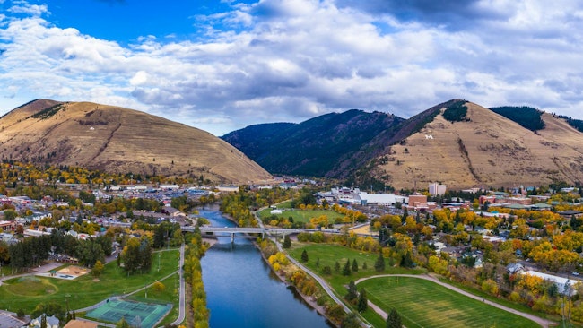 Downtown Missoula Clark Fork