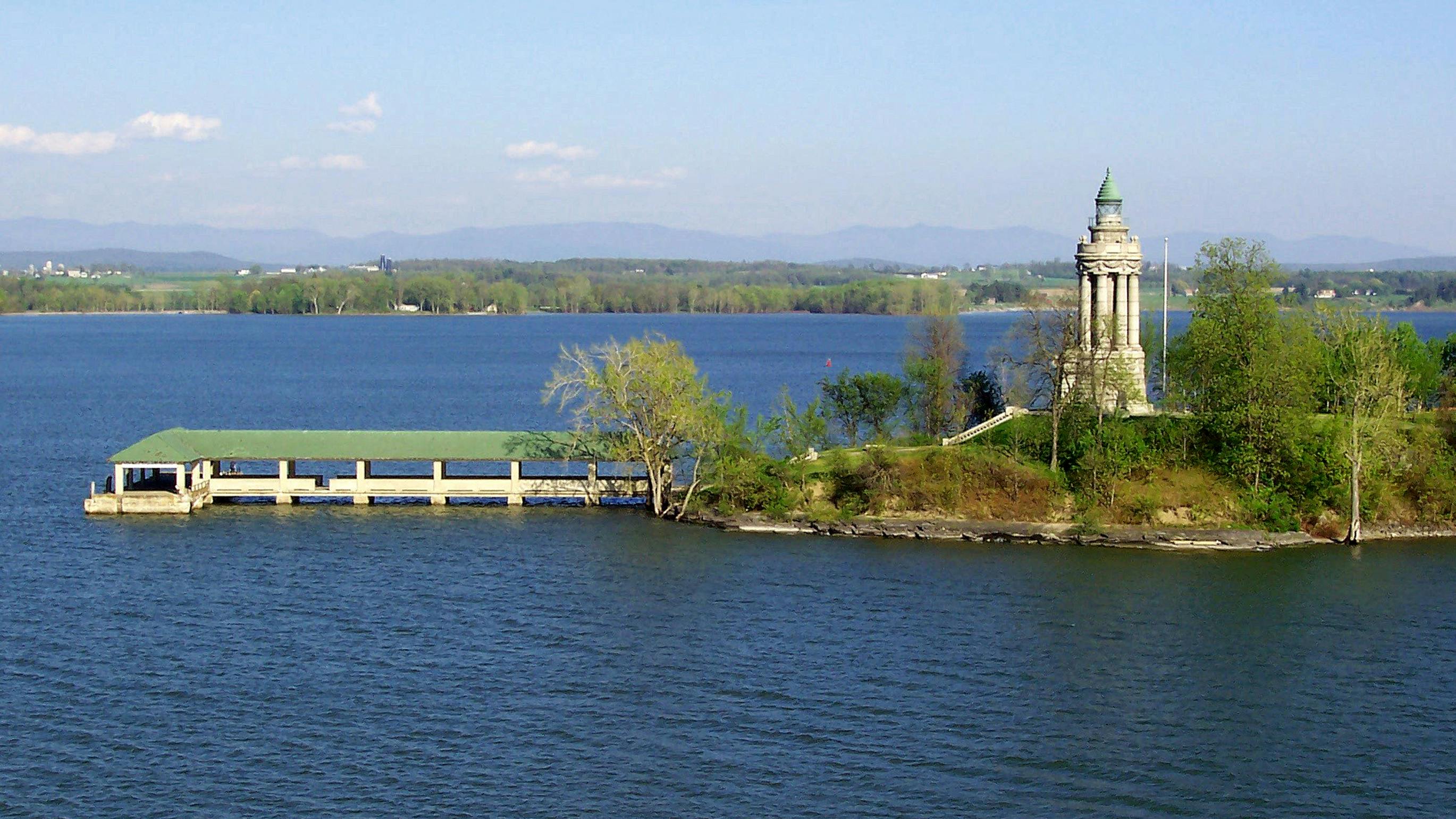 Wastewater discharges from a dairy facility allegedly impacted Stevens Brooks, a tributary of Lake Champlain (shown).