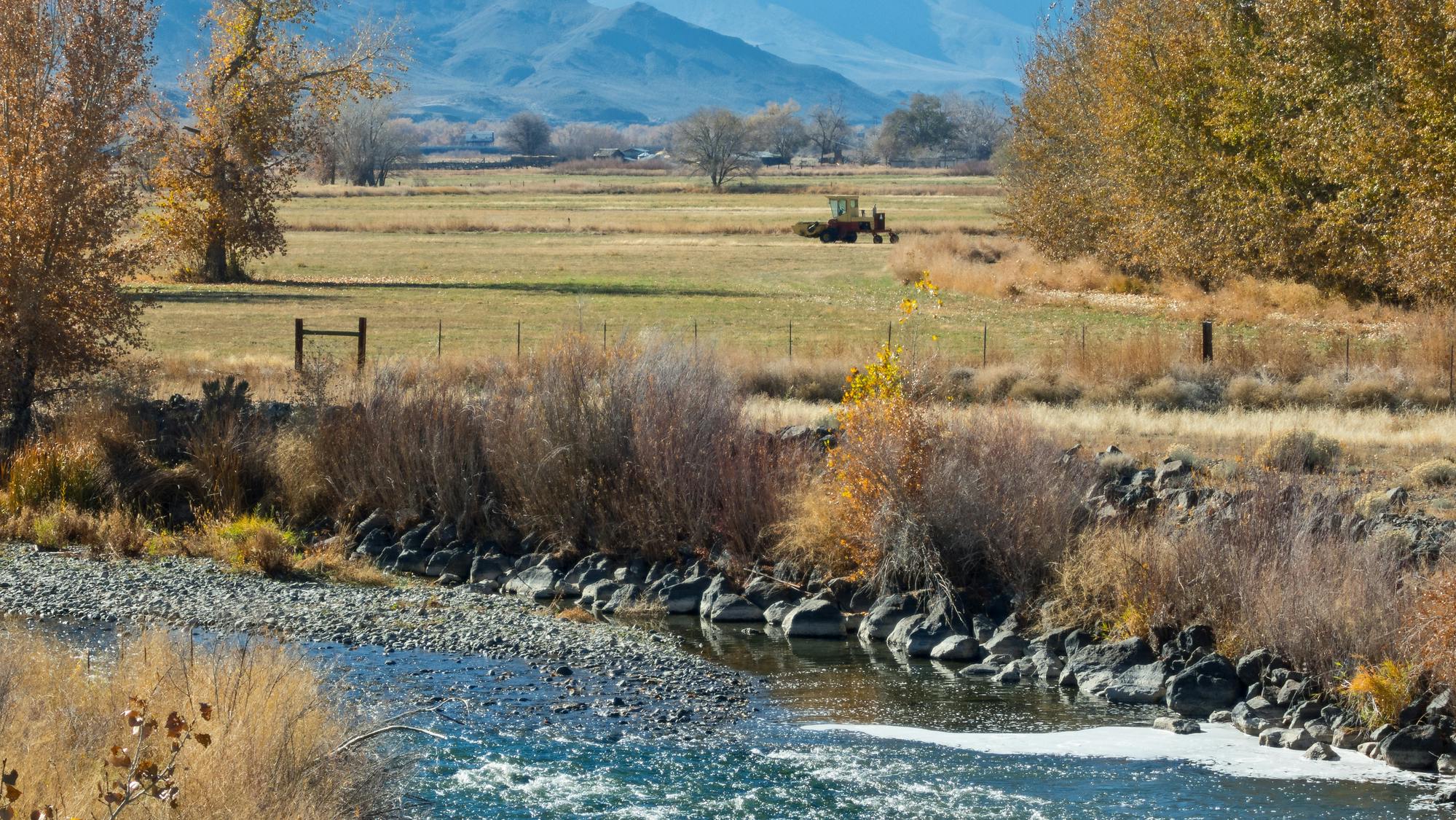 Truckee River through Wadsworth, Nevada