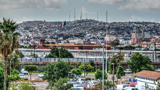 Tijuana, US-Mexico border