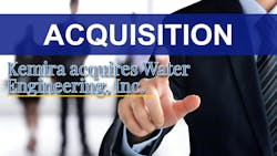 Kemira enters industrial water treatment services with $150M Water Engineering acquisition Kemira enters industrial water treatment services with $150M Water Engineering acquisition