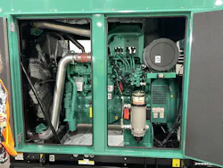 A view inside the Cummins S17 Centum generator set.