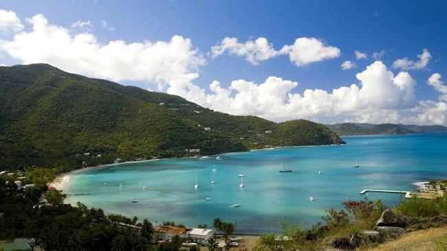 Cane garden bay on tortola