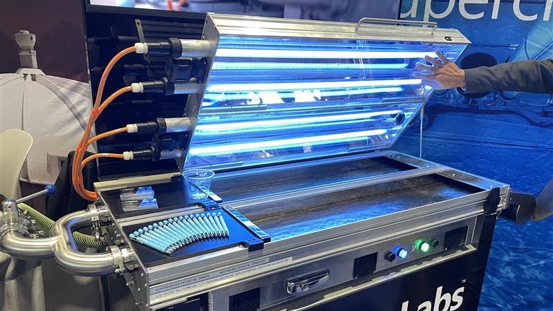 Advanced wastewater treatment for low UVT