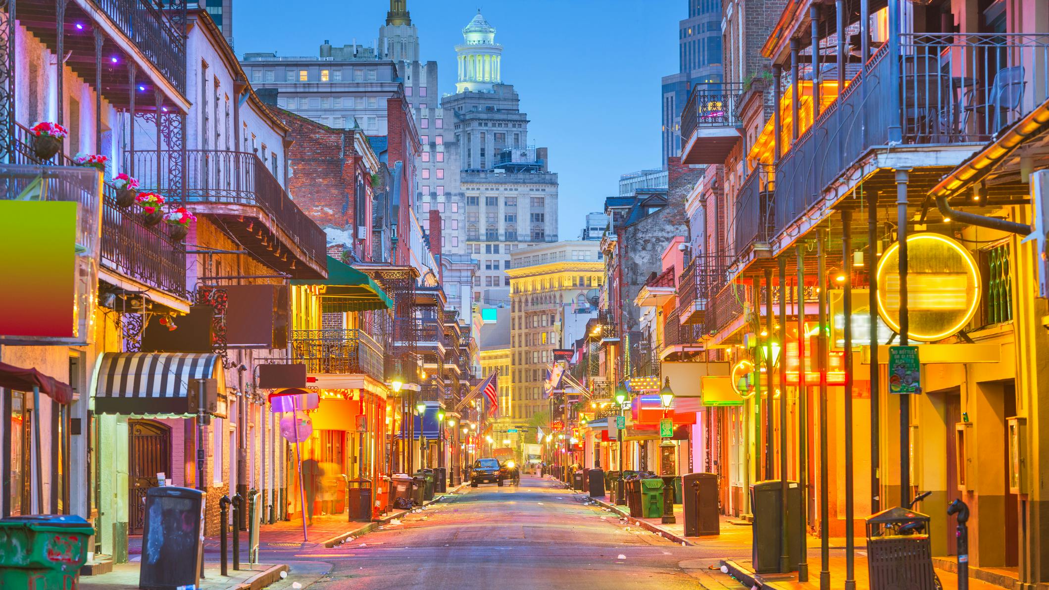 Bourbon Street, New Orleans, Louisiana, USA
