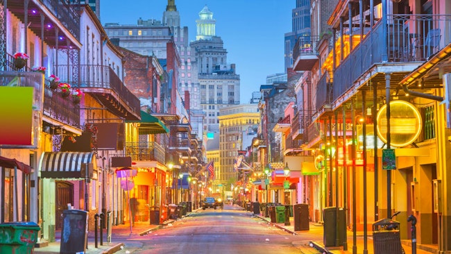 Bourbon Street, New Orleans, Louisiana, USA