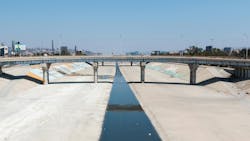 Tijuana River Canal in Mexico Tijuana River Canal in Mexico