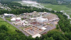 Aerial photo of H.L. Mooney Advanced Water Reclamation Facility (Photo courtesy of Prince William Water). Aerial photo of H.L. Mooney Advanced Water Reclamation Facility (Photo courtesy of Prince William Water).