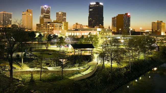 Night in Little Rock, Arkansas