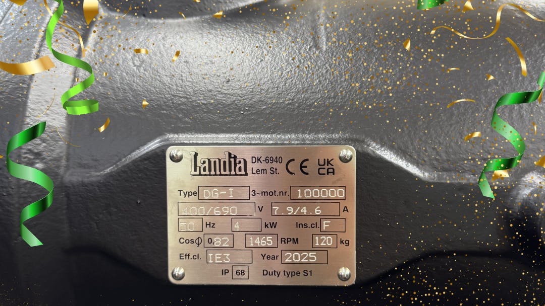 Landia marks milestone with 100,000th pump and mixer sold