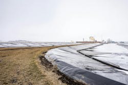 Four covered anaerobic lagoons increased the facility's ability to process industrial wastewater flows. Four covered anaerobic lagoons increased the facility's ability to process industrial wastewater flows.