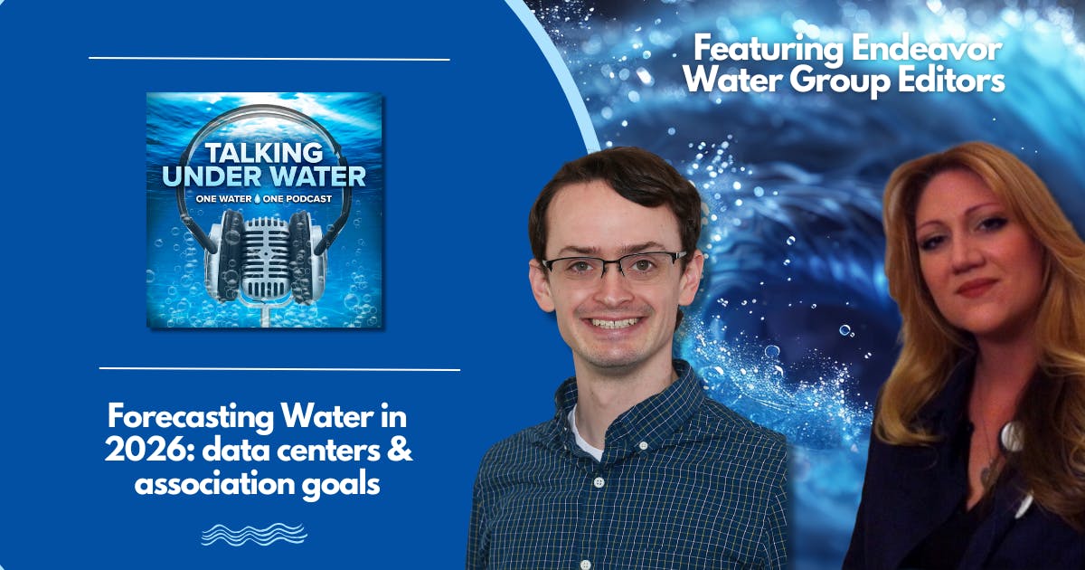 Forecasting water in 2026: data centers and wastewater association goals