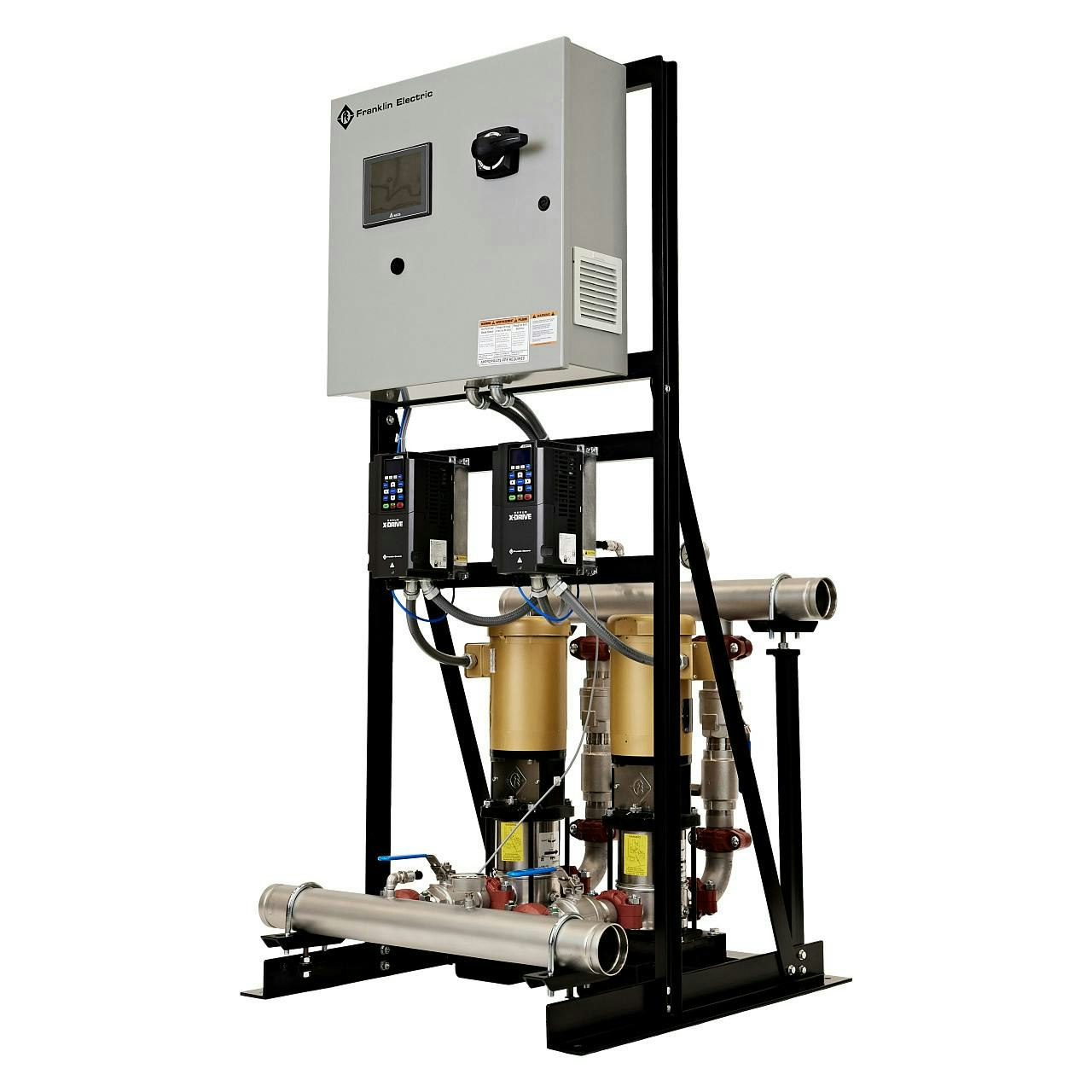 Pressure boosting system