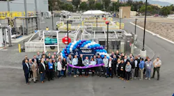 Ribbon cutting ceremony for the Horsethief Canyon Water Reclamation Facility in Temescal Valley, California (Photo credit: Carollo Engineers). Ribbon cutting ceremony for the Horsethief Canyon Water Reclamation Facility in Temescal Valley, California (Photo credit: Carollo Engineers).