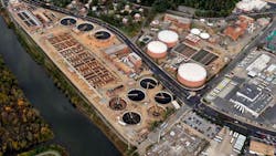 Water Pollution Control Plant on South Glebe Road in Arlington, Virginia (Photo credit: City of Arlington). Water Pollution Control Plant on South Glebe Road in Arlington, Virginia (Photo credit: City of Arlington).