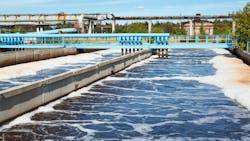 Water treatment tank with aeration process Water treatment tank with aeration process