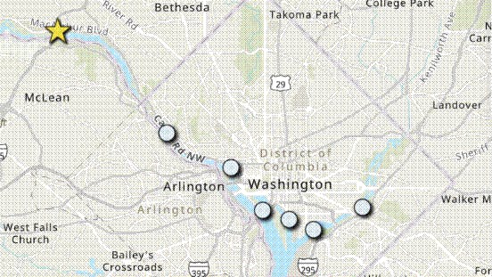 DC Department of Energy and Environment (DOEE) sampling locations
