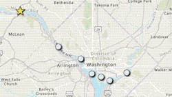 DC Department of Energy and Environment (DOEE) sampling locations DC Department of Energy and Environment (DOEE) sampling locations