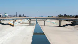 Tijuana River Canal in Mexico Tijuana River Canal in Mexico