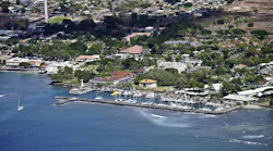 Lahaina Harbor Aerial