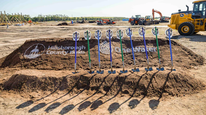 Garney breaks ground on Hillsborough County&rsquo;s largest wastewater project
