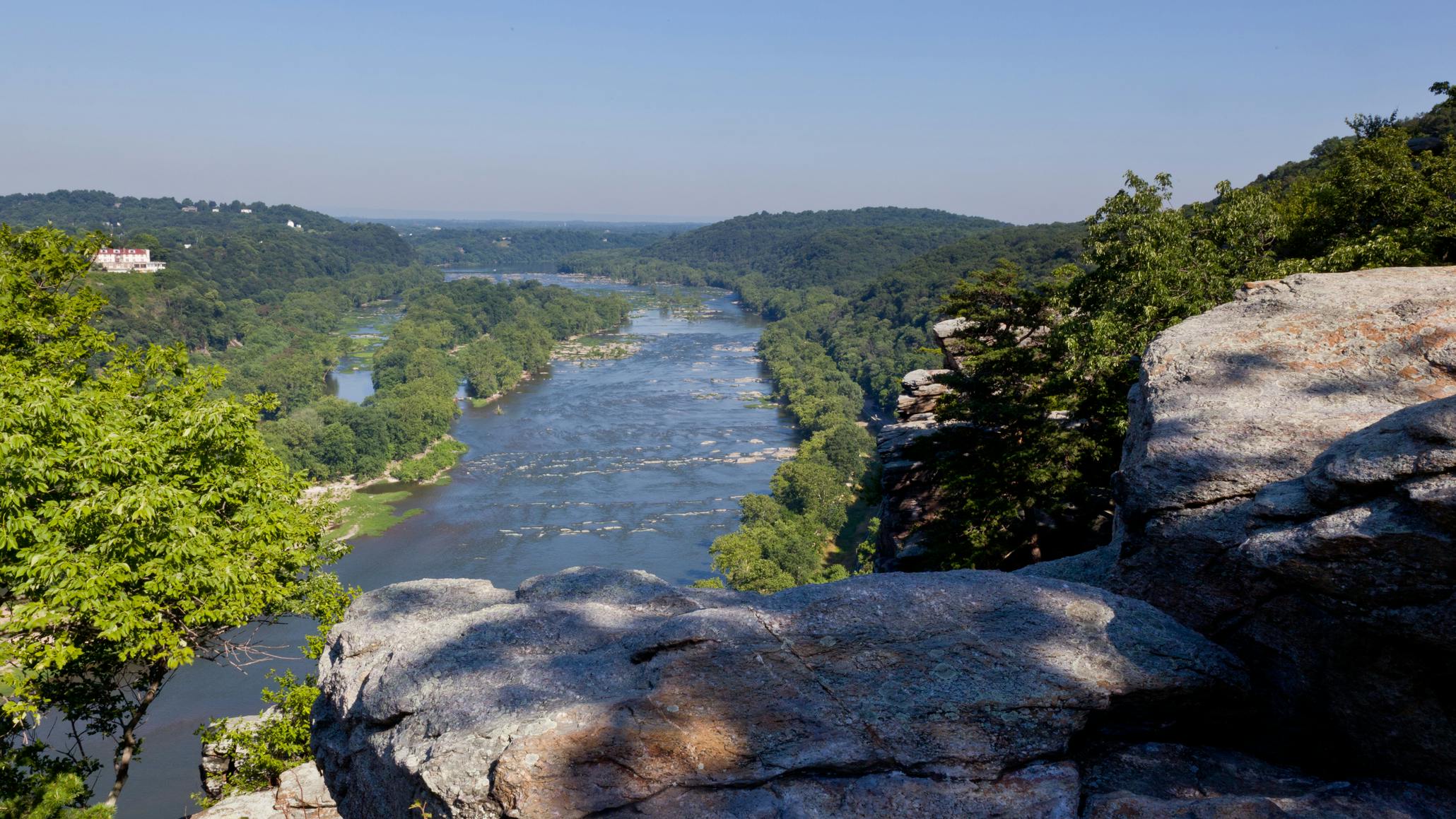 View over Potomac River at harpers ferry