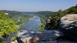 View over Potomac River at harpers ferry View over Potomac River at harpers ferry