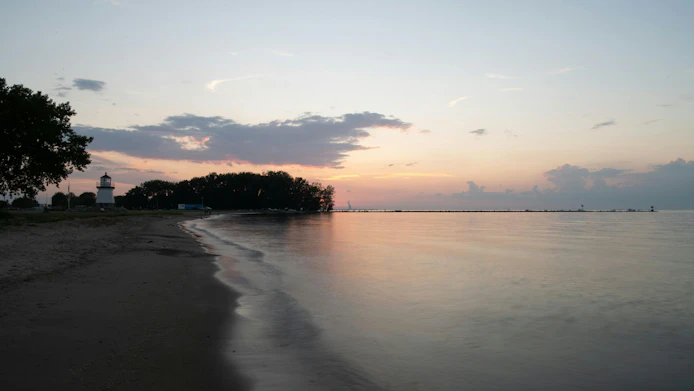 coastline of Port Clinton, Ohio