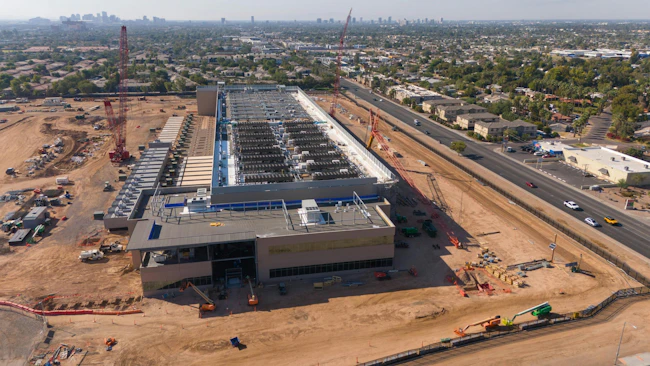 Data center construction in Arizona