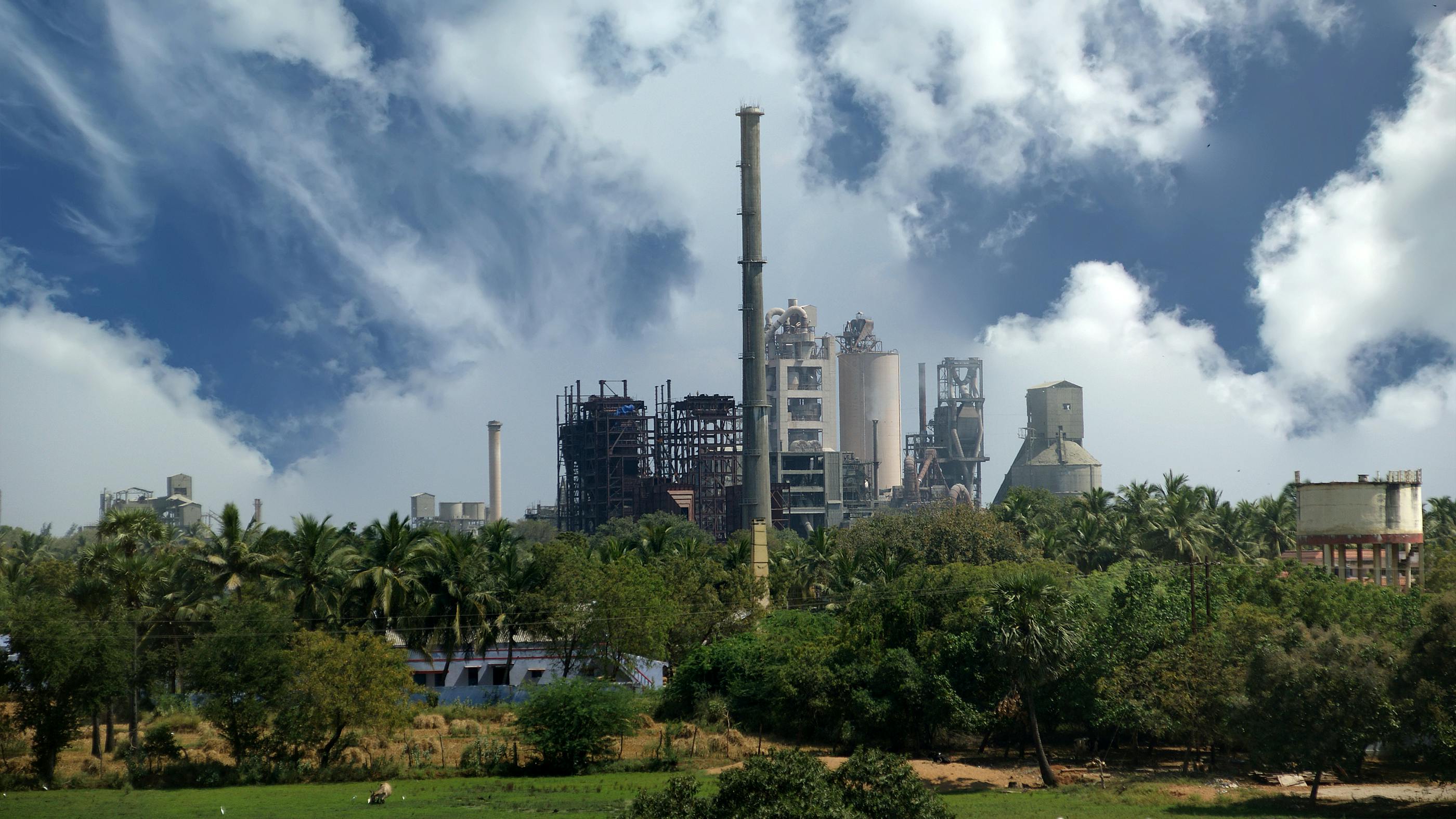 Modern factory, Kerala, South India
