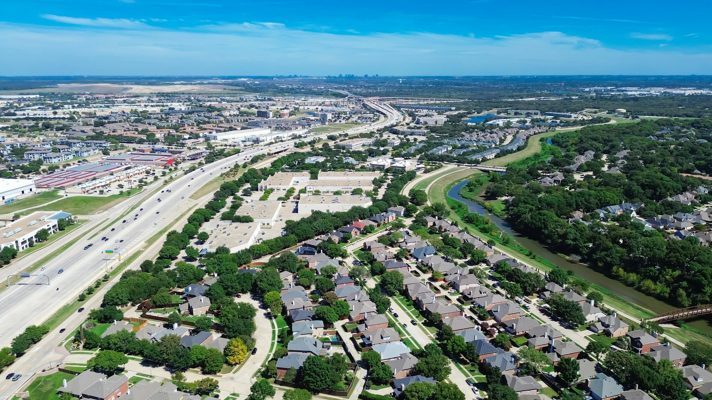 Fast growing mixed-use development area along Sam Rayburn Tollway, East Highway 121 in Lewisville &ndash; Coppell Texas
