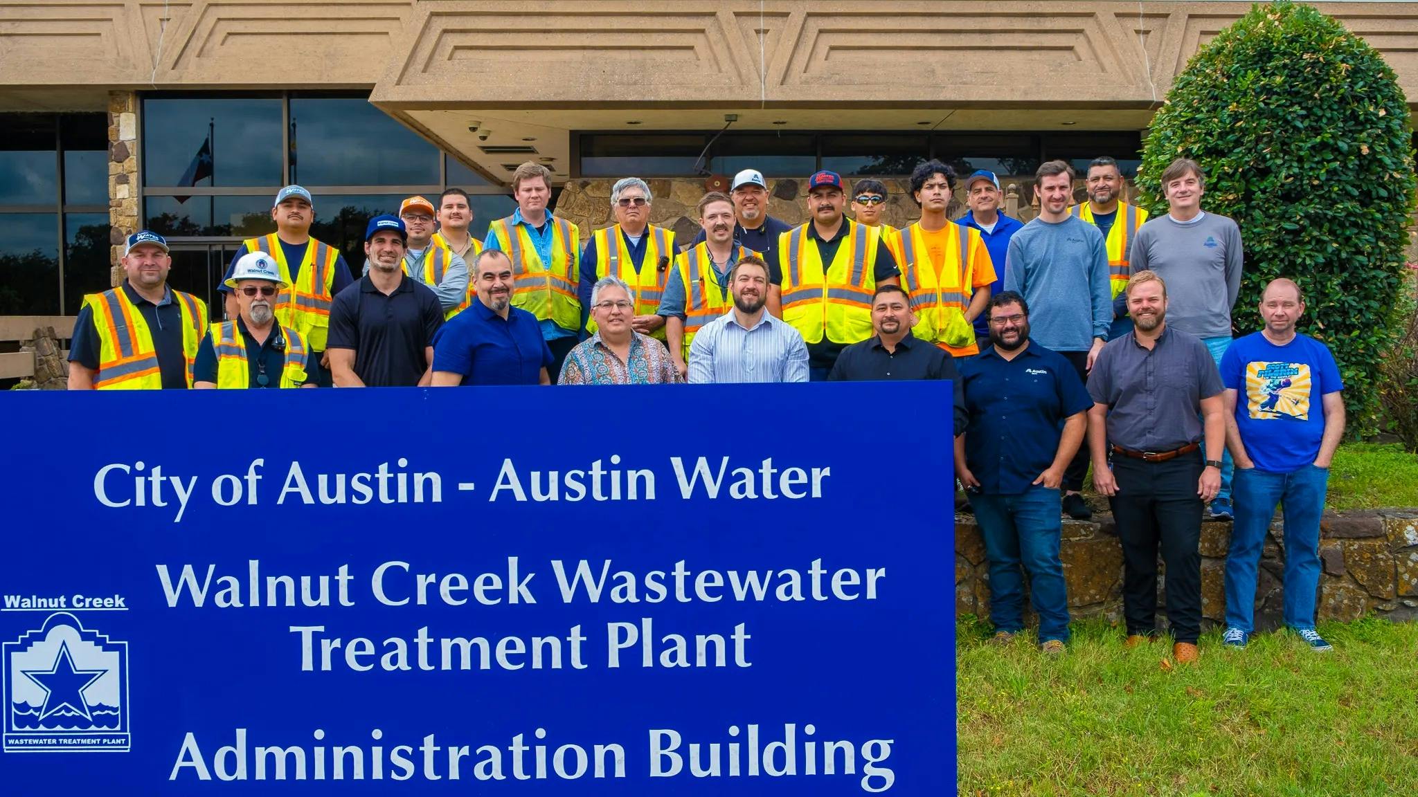 Austin Water's Walnut Creek Wastewater Treatment Plant has received the National Association of Clean Water Agencies' (NACWA) 2026 Platinum Peak Performance Award (Photo credit: Austin Water).