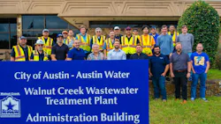 Austin Water's Walnut Creek Wastewater Treatment Plant has received the National Association of Clean Water Agencies' (NACWA) 2026 Platinum Peak Performance Award (Photo credit: Austin Water).