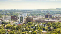 Panorama of Rapid City, South Dakota, USA