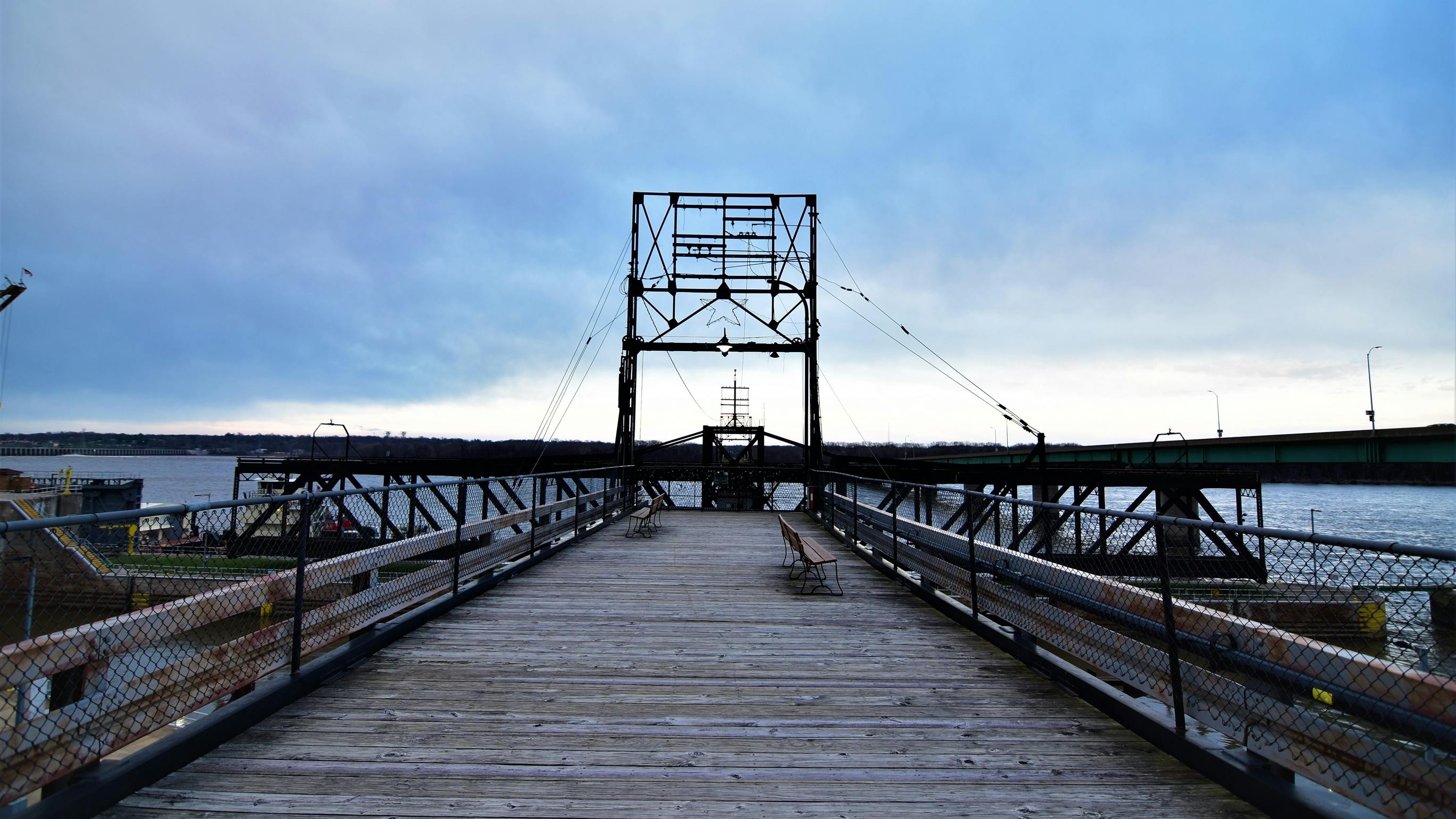 Keokuk hydroelectric plant and lock and dam on the mississippi river