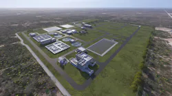 Rendering of the new Bob Derrington Water Reclamation Plant (Photo and caption credit: Carollo).