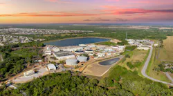 Large water treatment facility in Florida